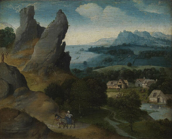 *Landschap met de vlucht naar Egypte* is een olieverf op paneel van zestiende-eeuwse schilder Joachim Patinir. Het schilderij staat in het Koninklijk Museum voor Schone Kunsten Antwerpen.